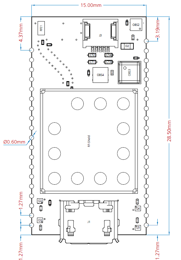 SY020-PCB Mechanical Layout