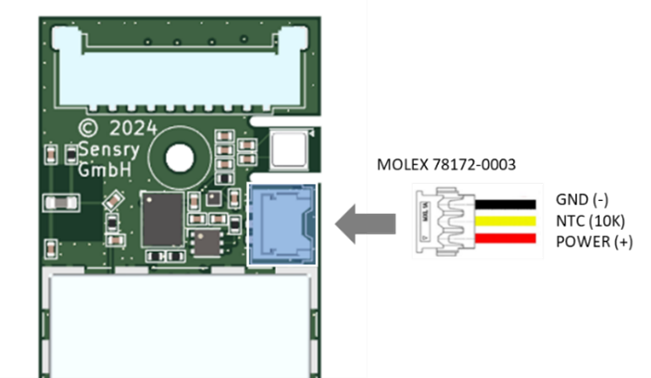 SY021-PCB battery connector